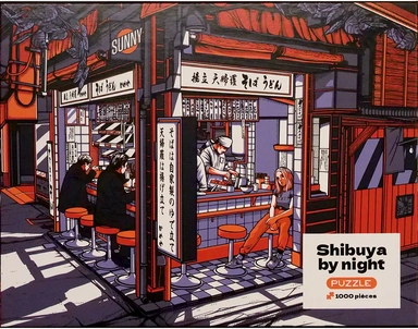 Пазл "Shibuya by night": купить с доставкой по Кипру или в книжных магазинах Букберри в Лимасоле, Ларнаке и Пафосе