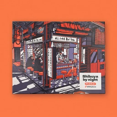 Пазл "Shibuya by night ": купить с доставкой по Кипру или в книжных магазинах Букберри в Лимасоле, Ларнаке и Пафосе