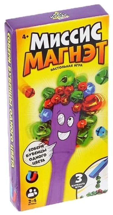 Лас Играс. 4186650 Настольная игра "Миссис Магнэт" цвет микс: купить с доставкой по Кипру или в книжных магазинах Букберри в Лимасоле, Ларнаке и Пафосе