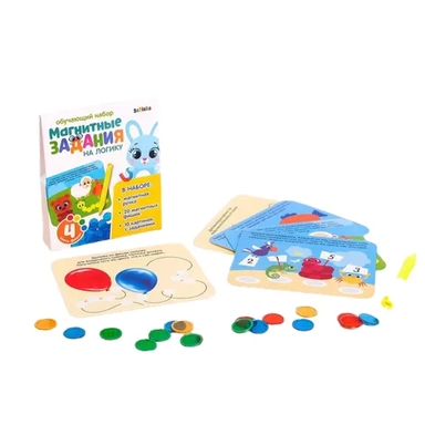 Zabiaka. Обучающая игра с магнитной ручкой "Магнитные задания на логику": купить с доставкой по Кипру или в книжных магазинах Букберри в Лимасоле, Ларнаке и Пафосе