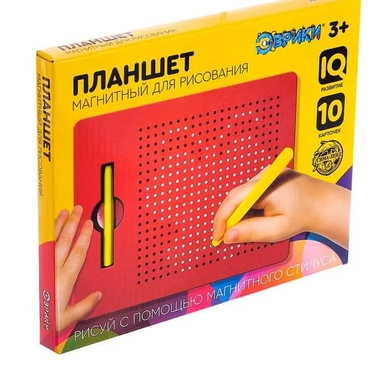 Эврики. Планшет обучающий "Магнитное рисование" 380 отверстий красный арт.4594900: купить с доставкой по Кипру или в книжных магазинах Букберри в Лимасоле, Ларнаке и Пафосе