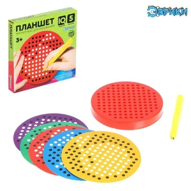 Эврики. Планшет обучающий "Магнитное рисование" 120 отверстий, красный арт.4800772: купить с доставкой по Кипру или в книжных магазинах Букберри в Лимасоле, Ларнаке и Пафосе
