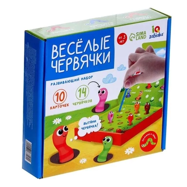 Zabiaka. Развивающий набор "Весёлые червячки": купить с доставкой по Кипру или в книжных магазинах Букберри в Лимасоле, Ларнаке и Пафосе
