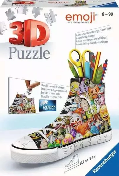 Пазл карт. 3D 108 арт.11218 "Подставка для карандашей кроссовок Emoji" (Эмодзи): купить с доставкой по Кипру или в книжных магазинах Букберри в Лимасоле, Ларнаке и Пафосе