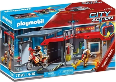 Playmobil. Конструктор арт.71193 "Take Along Fire Station" (Мобильная пожарная станция): купить с доставкой по Кипру или в книжных магазинах Букберри в Лимасоле, Ларнаке и Пафосе