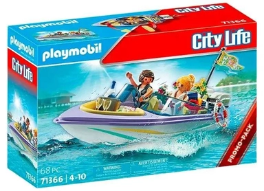 Playmobil. Конструктор арт.71366 "Honeymoon Speedboat Trip" (Путешествие на катере для новобрачных): купить с доставкой по Кипру или в книжных магазинах Букберри в Лимасоле, Ларнаке и Пафосе