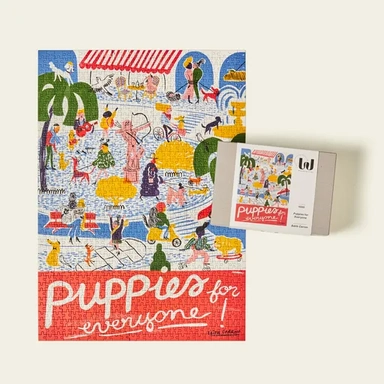 Пазл "Puppies for Everyone" 1000 деталей: купить с доставкой по Кипру или в книжных магазинах Букберри в Лимасоле, Ларнаке и Пафосе