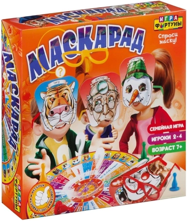 Настольная семейная игра арт.Ф85511 "Маскарад": купить с доставкой по Кипру или в книжных магазинах Букберри в Лимасоле, Ларнаке и Пафосе