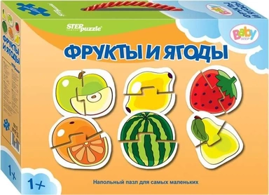 Степ. Напольный пазл арт.70112 "Фрукты и ягоды" (малый): купить с доставкой по Кипру или в книжных магазинах Букберри в Лимасоле, Ларнаке и Пафосе