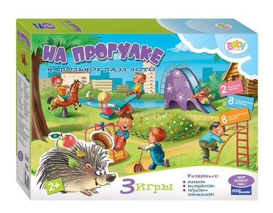 Степ. Напольный пазл-лото арт.70113 "На прогулке": купить с доставкой по Кипру или в книжных магазинах Букберри в Лимасоле, Ларнаке и Пафосе