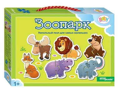 Степ. Напольный пазл-мозаика арт.70121 "Зоопарк" (Baby Step) (малые): купить с доставкой по Кипру или в книжных магазинах Букберри в Лимасоле, Ларнаке и Пафосе