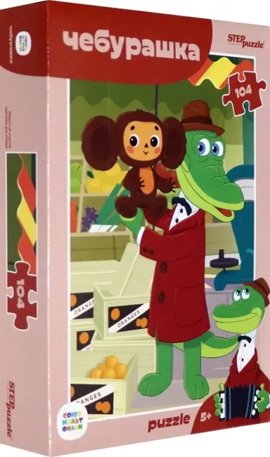 Пазл. Чебурашка, 104 элемента: купить с доставкой по Кипру или в книжных магазинах Букберри в Лимасоле, Ларнаке и Пафосе