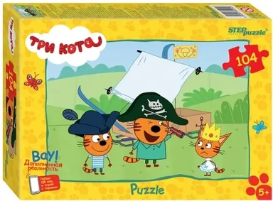Puzzle-104 Три кота (new 3): купить с доставкой по Кипру или в книжных магазинах Букберри в Лимасоле, Ларнаке и Пафосе