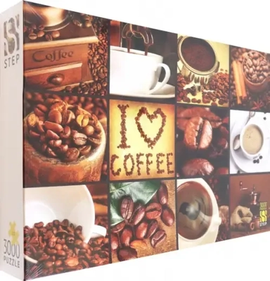 Puzzle-3000 Кофе: купить с доставкой по Кипру или в книжных магазинах Букберри в Лимасоле, Ларнаке и Пафосе