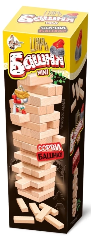 Игра для детей и взрослых "Царь Башня mini" (падающая башня): купить с доставкой по Кипру или в книжных магазинах Букберри в Лимасоле, Ларнаке и Пафосе