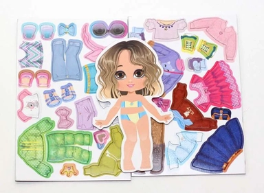 ДК.Магнитные истории "Одевашки. Модная девчонка. Ксюша": купить с доставкой по Кипру или в книжных магазинах Букберри в Лимасоле, Ларнаке и Пафосе