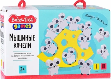 Игра Балансир "Мышиные качели": купить с доставкой по Кипру или в книжных магазинах Букберри в Лимасоле, Ларнаке и Пафосе