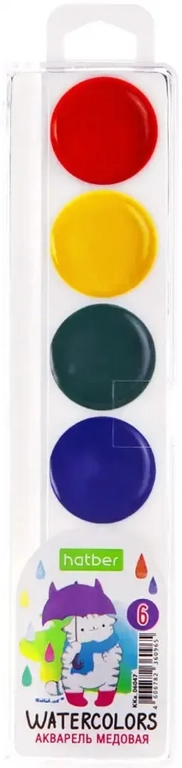 Акварель медовая Eco Приключения кота Пирожка, 6 цветов, без кисти: купить с доставкой по Кипру или в книжных магазинах Букберри в Лимасоле, Ларнаке и Пафосе