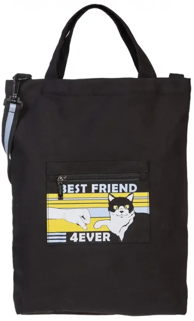 Сумка-шопер на молнии Best Friends: купить с доставкой по Кипру или в книжных магазинах Букберри в Лимасоле, Ларнаке и Пафосе