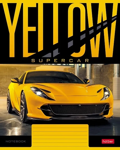 Тетрадь 18л А5ф клетка 60-65г/кв.м на скобе -YELLOWsupercar-: купить с доставкой по Кипру или в книжных магазинах Букберри в Лимасоле, Ларнаке и Пафосе