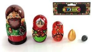 Матрешка "Курочка Ряба" 5 перс. арт.Р-45/743 (РНИ): купить с доставкой по Кипру или в книжных магазинах Букберри в Лимасоле, Ларнаке и Пафосе