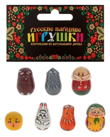 Пальчиковый театр "Колобок" 7 шт. арт.Р-45/766 (РНИ): купить с доставкой по Кипру или в книжных магазинах Букберри в Лимасоле, Ларнаке и Пафосе
