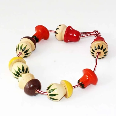 Бусы "Грибы" 8 шт. арт.Р-45/919 (РНИ): купить с доставкой по Кипру или в книжных магазинах Букберри в Лимасоле, Ларнаке и Пафосе