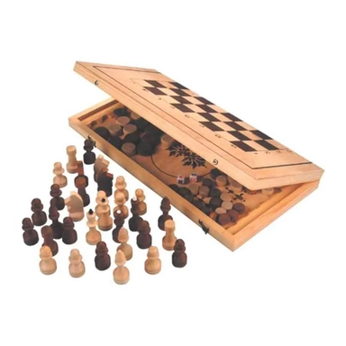 Игра 2 в 1 "Шахматы, нарды": купить с доставкой по Кипру или в книжных магазинах Букберри в Лимасоле, Ларнаке и Пафосе