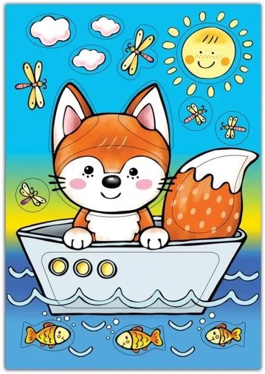 Развивающая рамка. Лисёнок: купить с доставкой по Кипру или в книжных магазинах Букберри в Лимасоле, Ларнаке и Пафосе