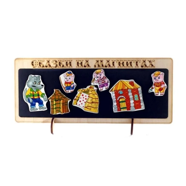 Сказки на магнитах "Три поросенка": купить с доставкой по Кипру или в книжных магазинах Букберри в Лимасоле, Ларнаке и Пафосе