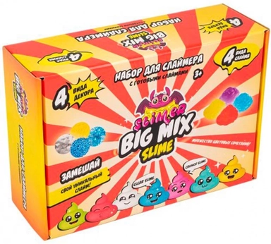 Игрушка ТМ "Slime" Набор "Slimer big mix Лаборатория" 100 гр. красный 4 вида слайма арт.SS500-40201: купить с доставкой по Кипру или в книжных магазинах Букберри в Лимасоле, Ларнаке и Пафосе