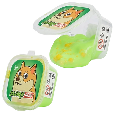 Игрушка ТМ "Slime Hero" Слайм "Собака" салатовый арт.SLM282: купить с доставкой по Кипру или в книжных магазинах Букберри в Лимасоле, Ларнаке и Пафосе