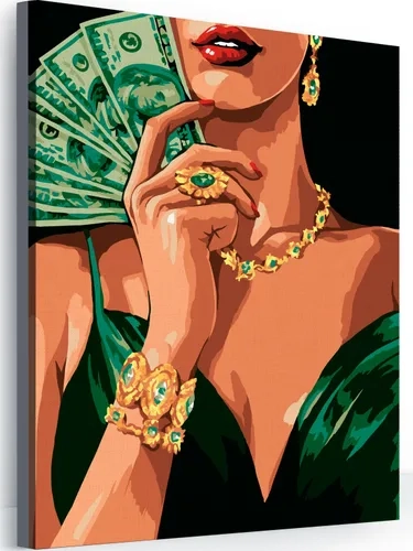 Картина по номерам-"Роскошь": купить с доставкой по Кипру или в книжных магазинах Букберри в Лимасоле, Ларнаке и Пафосе