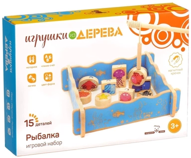 Игровой набор "Рыбалка" (дерево): купить с доставкой по Кипру или в книжных магазинах Букберри в Лимасоле, Ларнаке и Пафосе