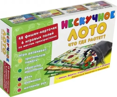 Лото. Что где растет?: купить с доставкой по Кипру или в книжных магазинах Букберри в Лимасоле, Ларнаке и Пафосе