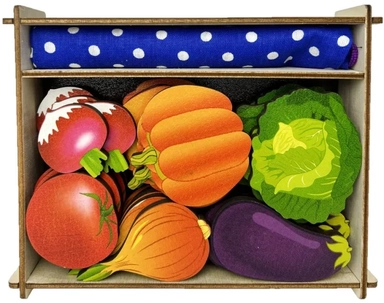 Счетный материал в мешочке "Овощи" арт.8780 /30: купить с доставкой по Кипру или в книжных магазинах Букберри в Лимасоле, Ларнаке и Пафосе