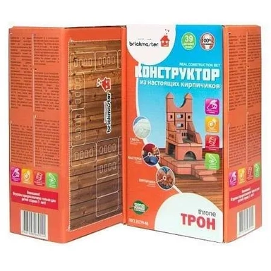 БрикМастер. Конструктор-кирпичики арт.602 "Трон": купить с доставкой по Кипру или в книжных магазинах Букберри в Лимасоле, Ларнаке и Пафосе