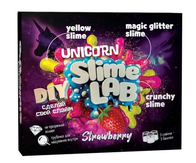 Slime lab. Unicorn. Клубника: купить с доставкой по Кипру или в книжных магазинах Букберри в Лимасоле, Ларнаке и Пафосе