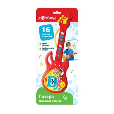 Гитара Любимые песенки Красная: купить с доставкой по Кипру или в книжных магазинах Букберри в Лимасоле, Ларнаке и Пафосе