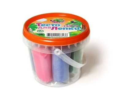 Тесто для лепки, в банке 8 цветов + 2 формочки, 200гр 1/24: купить с доставкой по Кипру или в книжных магазинах Букберри в Лимасоле, Ларнаке и Пафосе