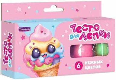 Тесто для лепки в коробке 6 цветов нежные цвета 25 гр.: купить с доставкой по Кипру или в книжных магазинах Букберри в Лимасоле, Ларнаке и Пафосе