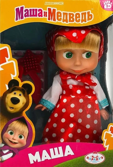 Кукла Маша и Медведь: купить с доставкой по Кипру или в книжных магазинах Букберри в Лимасоле, Ларнаке и Пафосе