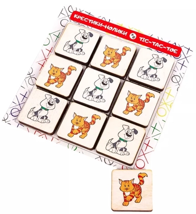Анданте. RDI-D519a Крестики-нолики КОШКИ против СОБАК. Разв. игра: купить с доставкой по Кипру или в книжных магазинах Букберри в Лимасоле, Ларнаке и Пафосе