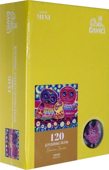 Пазл деревянный. Совушки, 120 деталей: купить с доставкой по Кипру или в книжных магазинах Букберри в Лимасоле, Ларнаке и Пафосе