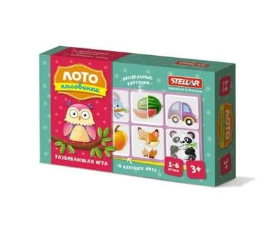 Стеллар. Лото арт.00918 "Половинки": купить с доставкой по Кипру или в книжных магазинах Букберри в Лимасоле, Ларнаке и Пафосе