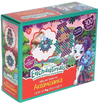 MultiArt. Аквамозаика "Enchantimals" 300 бусин арт. AQUABEADS300-EN3: купить с доставкой по Кипру или в книжных магазинах Букберри в Лимасоле, Ларнаке и Пафосе