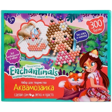 MultiArt. Аквамозаика "Enchantimals" 300 бусин арт.AQUABEADS300-EN1: купить с доставкой по Кипру или в книжных магазинах Букберри в Лимасоле, Ларнаке и Пафосе