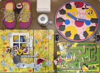 Развивающая доска №2. Бизиборд: купить с доставкой по Кипру или в книжных магазинах Букберри в Лимасоле, Ларнаке и Пафосе