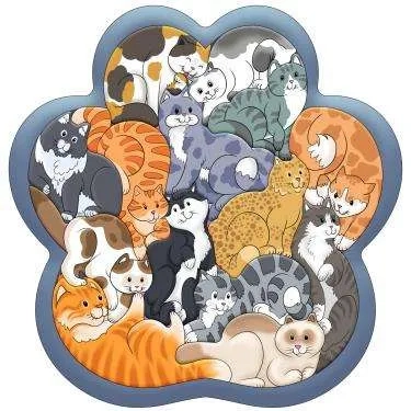 Зоопазл "Кошки" 14 дет. (дерево) арт.8067: купить с доставкой по Кипру или в книжных магазинах Букберри в Лимасоле, Ларнаке и Пафосе