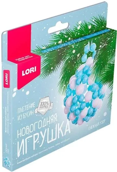 LORI. Пз/Бус-014 Новогодняя игрушка. Плетение из бусин "Снежный узор": купить с доставкой по Кипру или в книжных магазинах Букберри в Лимасоле, Ларнаке и Пафосе
